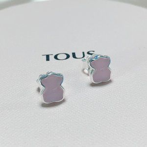 TOUS Earring Pink TOUS Color Earrings with mother-of-pearl Women Jewelry 925